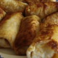 БЛИНЫ С МЯСОМ И РИСОМ (BLINIS RELLENOS DE CARNE Y ARROZ)
